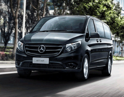 Mercedes Vito with driver in Istanbul